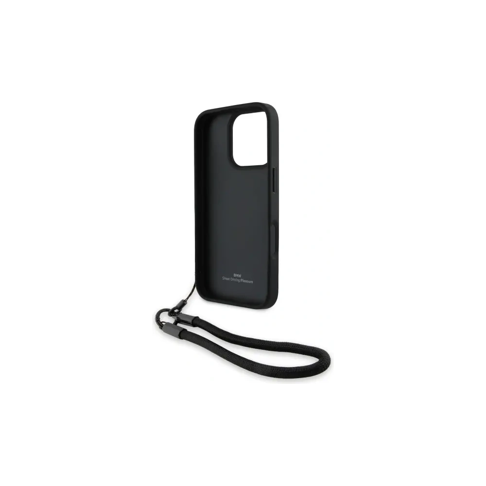 Hurtownia GSM - Etui BMW BMHCP16X23RMRLK Apple iPhone 16 Pro Max hardcase Signature Leather Wordmark Cord czarny/black - BMW768 - {ean13} - Hurt