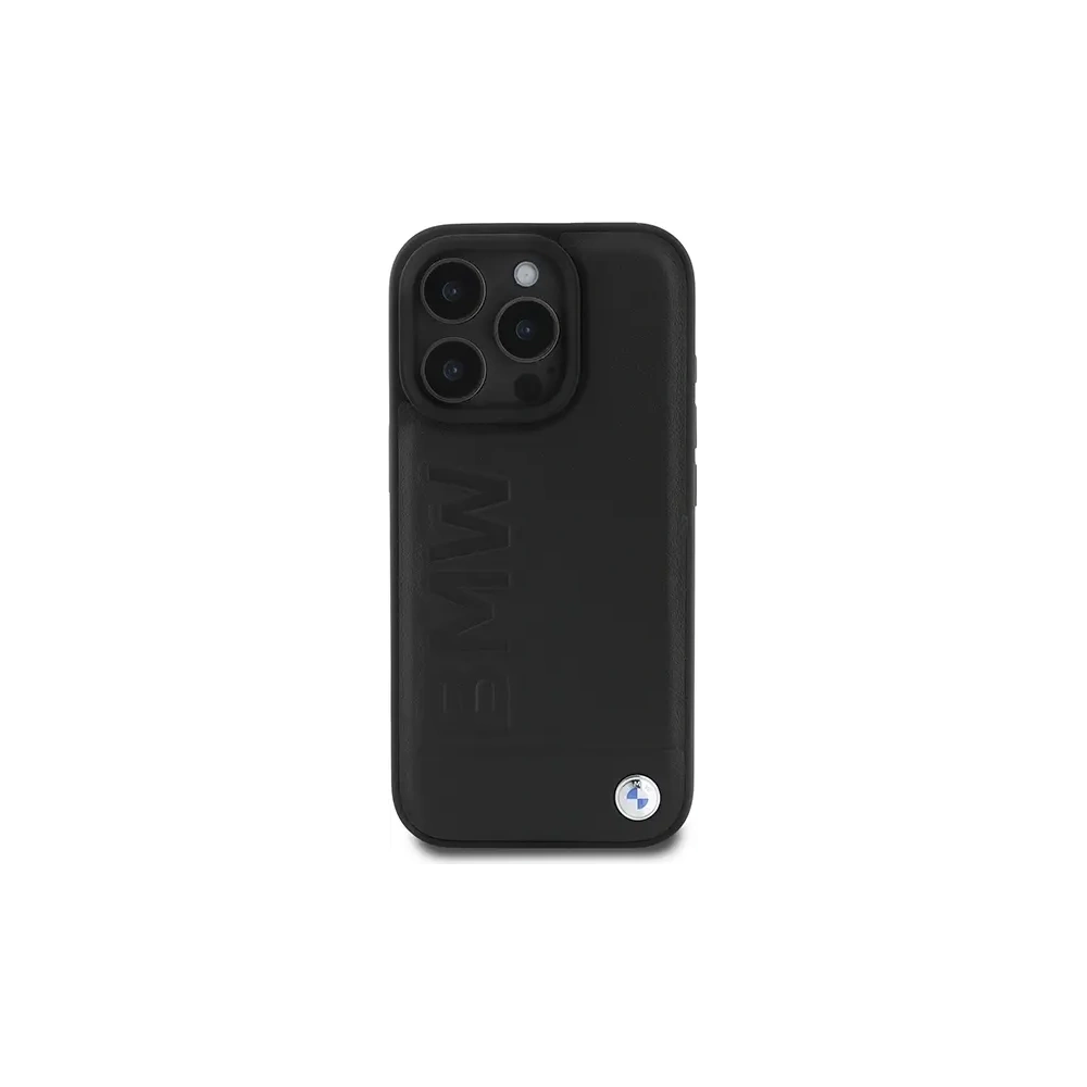 Hurtownia GSM - Etui BMW BMHCP16XSLLBK Apple iPhone 16 Pro Max hardcase Leather Hot Stamp czarny/black - BMW769 - {ean13} - Hurt