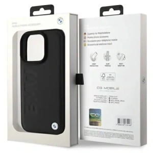 Hurtownia GSM - Etui BMW BMHCP16XSLLBK Apple iPhone 16 Pro Max hardcase Leather Hot Stamp czarny/black - BMW769 - {ean13} - Hurt