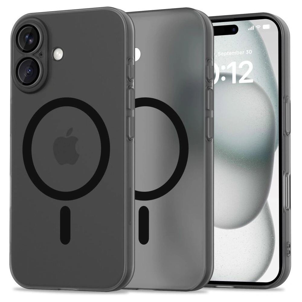 Etui Tech-Protect Magslim MagSafe Apple iPhone 16 Matte/Black - iPhone 16 - Tech-Protect