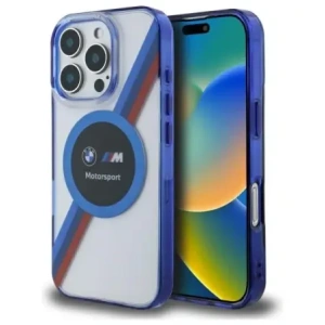 Hurtownia GSM - Etui BMW BMHMP16L23HTPUT Apple iPhone 16 Pro hardcase Motorsport IML Circle MagSafe průhledný/transparentní - BMW771 - {ean13} - Hurt