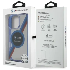 Hurtownia GSM - Etui BMW BMHMP16L23HTPUT Apple iPhone 16 Pro hardcase Motorsport IML Circle MagSafe przezroczysty/transparent - BMW771 - {ean13} - Hurt