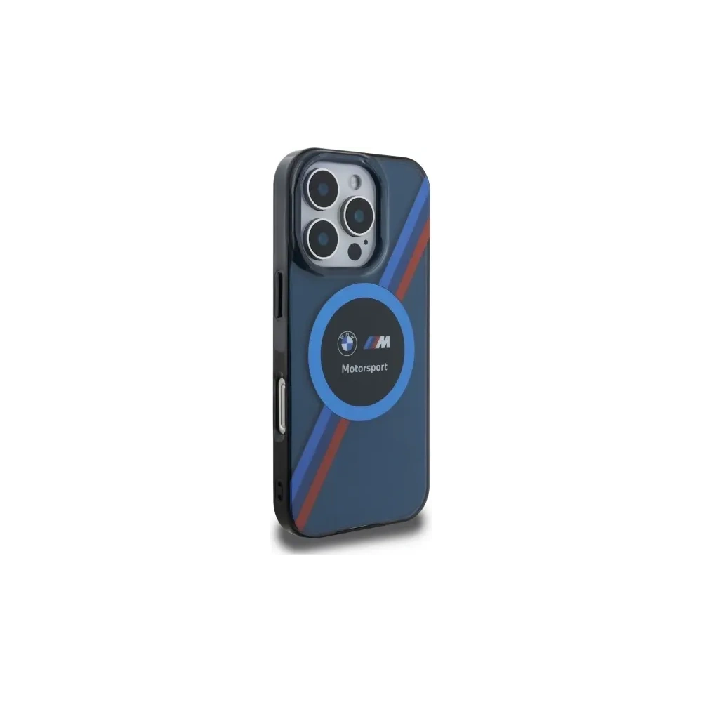 Hurtownia GSM - Etui BMW BMHMP16L23HTPUV Apple iPhone 16 Pro hardcase Motorsport IML Circle MagSafe tmavě modrý/navy - BMW772 - {ean13} - Hurt