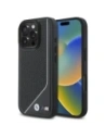 BMW BMHMP16L23PUCPK Apple iPhone 16 Pro Hardcase M Perforierte Gedrehte Linie MagSafe schwarz