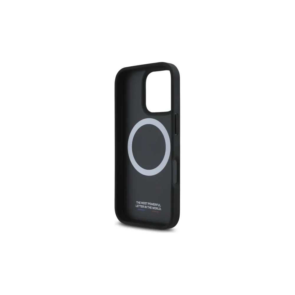 Hurtownia GSM - Etui BMW BMHMP16L23PUCPK Apple iPhone 16 Pro hardcase M Perforated Twisted Line MagSafe černý/black - BMW773 - {ean13} - Hurt