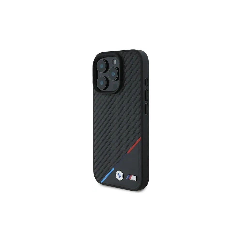Hurtownia GSM - Etui BMW BMHMP16L23PUDTK Apple iPhone 16 Pro hardcase M Carbon Tricolor Line MagSafe černý/black - BMW774 - {ean13} - Hurt