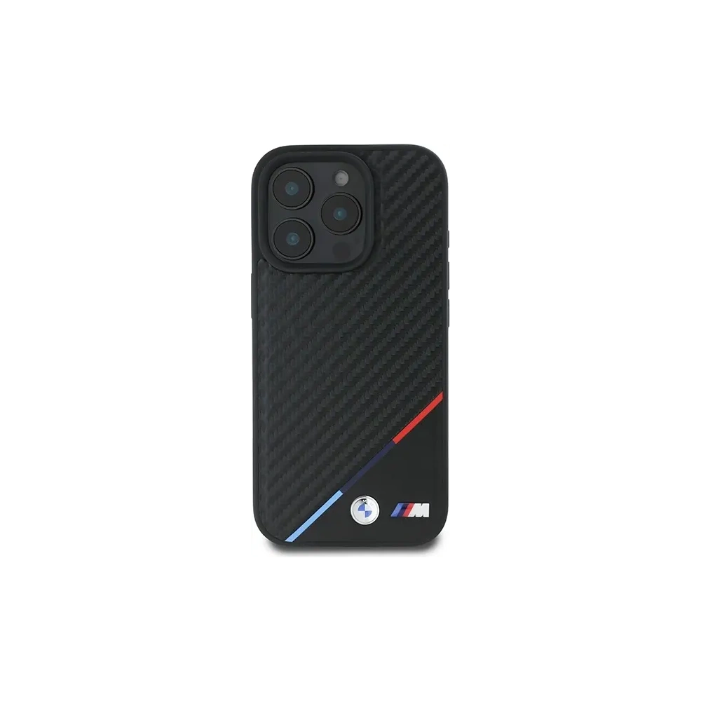 Hurtownia GSM - Etui BMW BMHMP16L23PUDTK Apple iPhone 16 Pro hardcase M Carbon Tricolor Line MagSafe černý/black - BMW774 - {ean13} - Hurt