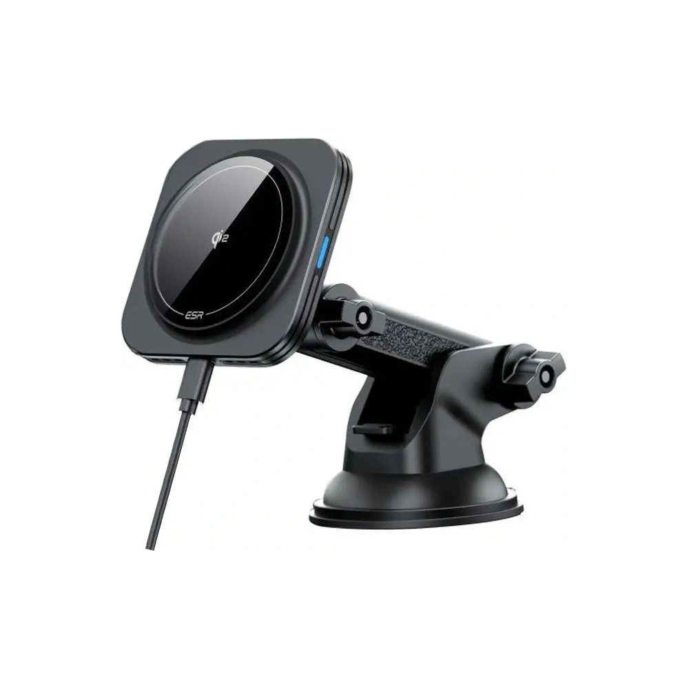 Hurtownia GSM - ESR Halolock Magnetic Magsafe Suport auto pentru încărcător wireless Dashboard Qi2 15W Negru - ESR869 - {ean13} - Hurt