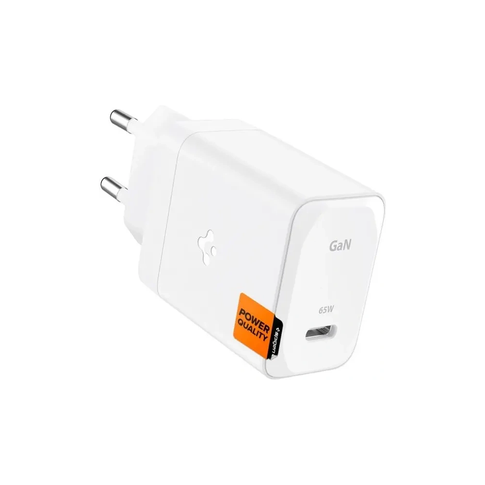 Hurtownia GSM - Spigen Arcstation Pro GaN-651 USB-C Hálózati Töltő 65W + USB-C Kábel Fehér - SPN16565 - {ean13} - Hurt