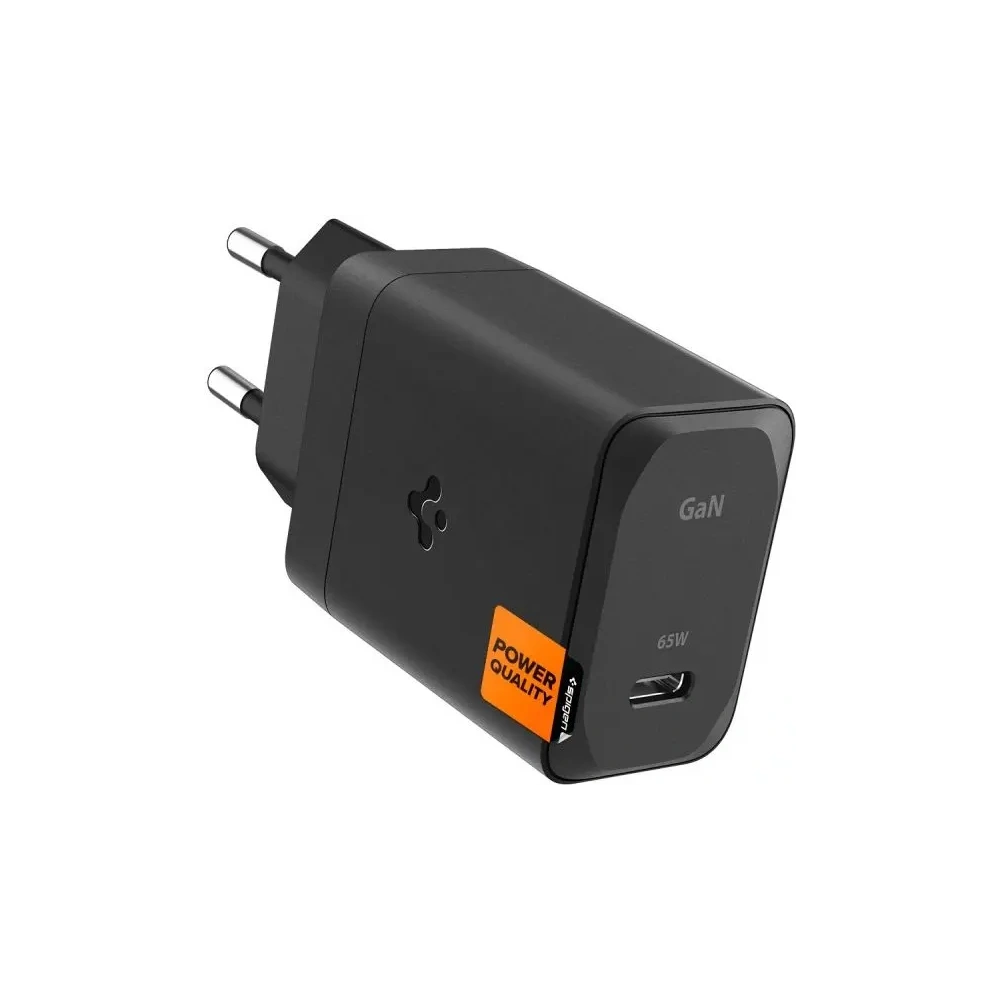 Hurtownia GSM - Spigen Arcstation Pro GaN-651 USB-C Hálózati Töltő 65W + USB-C Kábel Fekete - SPN16566 - {ean13} - Hurt