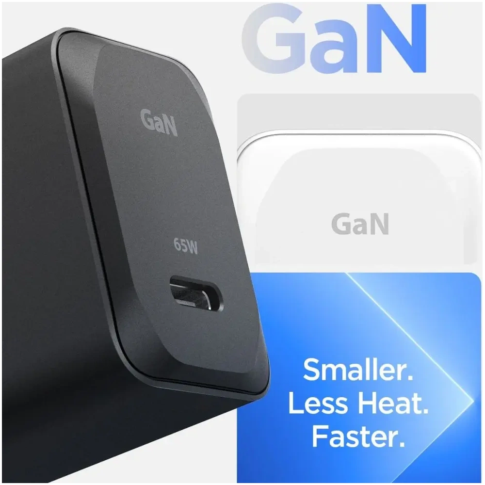 Hurtownia GSM - Spigen Arcstation Pro GaN-651 USB-C Hálózati Töltő 65W + USB-C Kábel Fekete - SPN16566 - {ean13} - Hurt