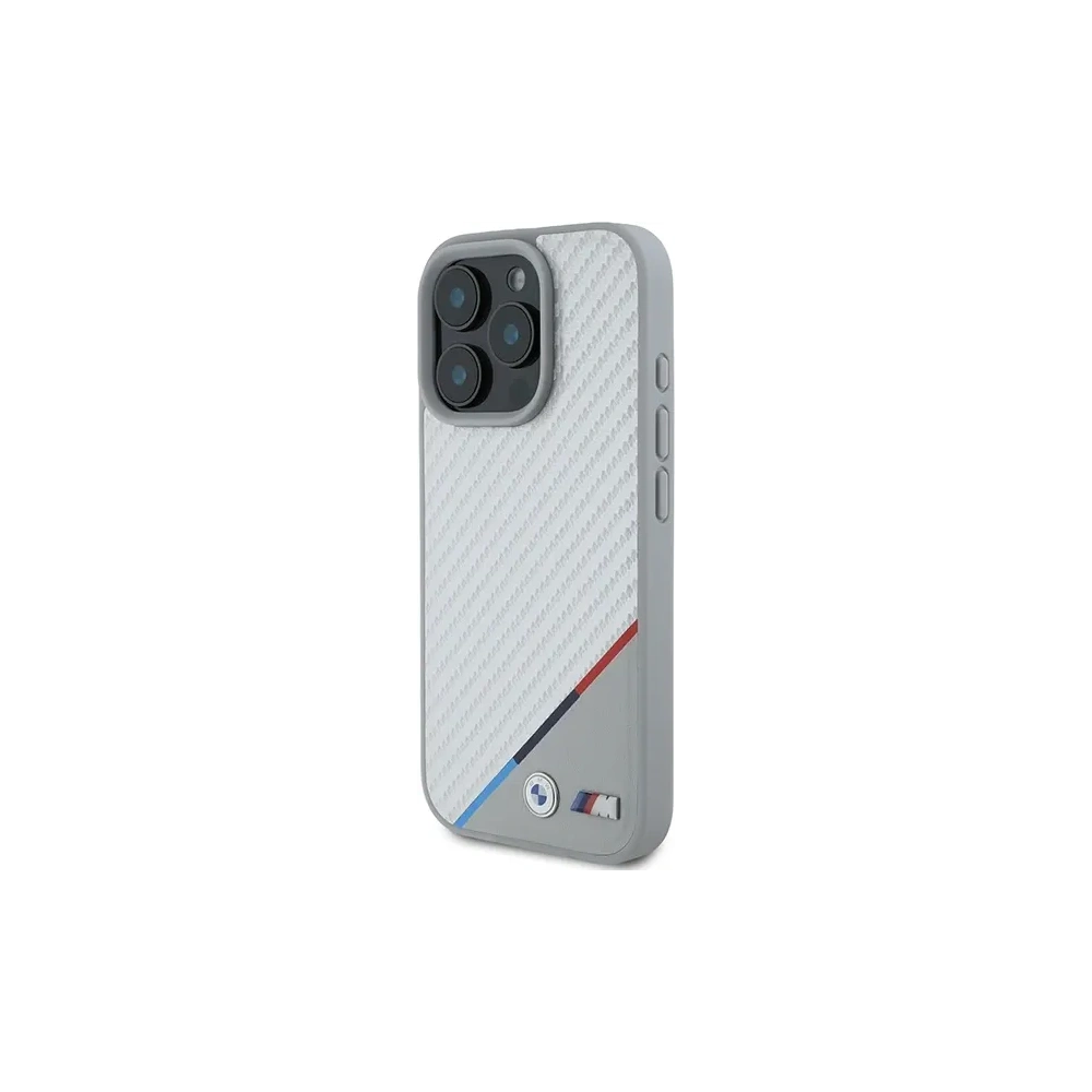 Wholesale BMW BMHMP16L23PUDTS Apple iPhone 16 Pro hardcase M Carbon Tricolor Line MagSafe grey - BMW775 - {ean13} - Hurt