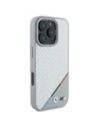 Hurtownia GSM - Etui BMW BMHMP16L23PUDTS Apple iPhone 16 Pro hardcase M Carbon Tricolor Line MagSafe šedý/grey - BMW775 - {ean13} - Hurt
