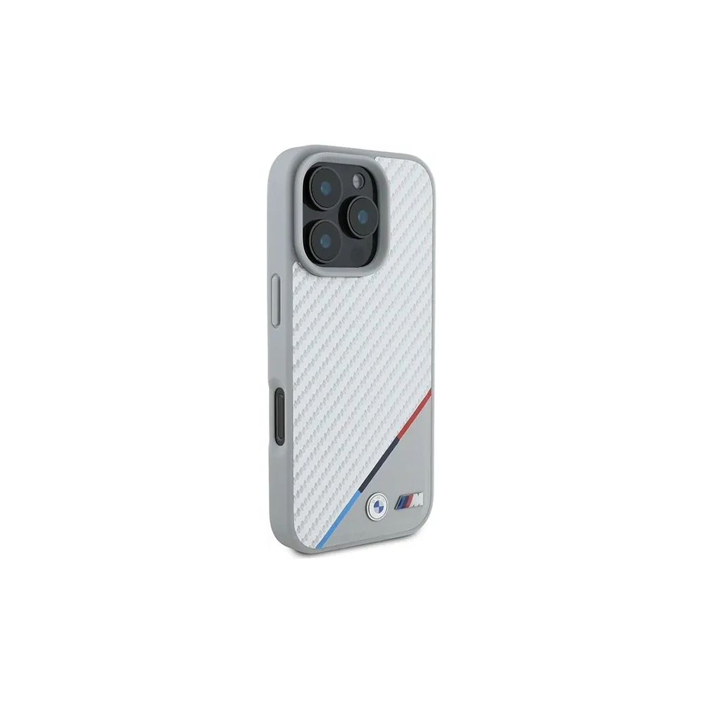 Wholesale BMW BMHMP16L23PUDTS Apple iPhone 16 Pro hardcase M Carbon Tricolor Line MagSafe grey - BMW775 - {ean13} - Hurt