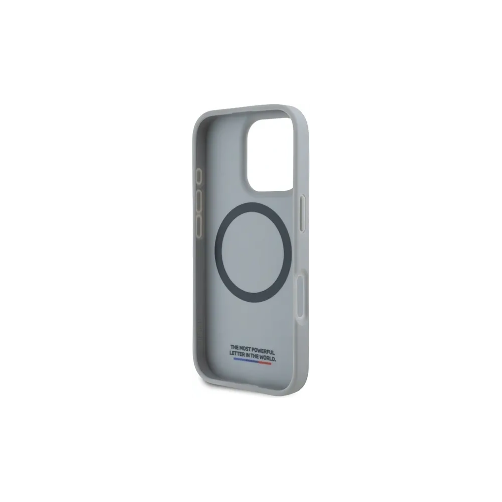 Hurtownia GSM - Etui BMW BMHMP16L23PUDTS Apple iPhone 16 Pro hardcase M Carbon Tricolor Line MagSafe šedý/grey - BMW775 - {ean13} - Hurt