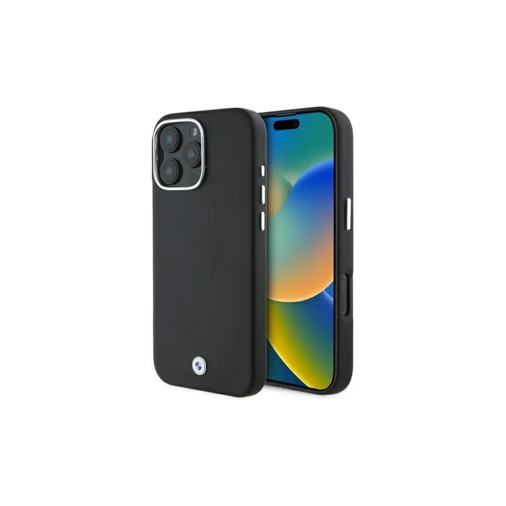 Hurtownia GSM - Etui BMW BMHMP16L23PUFWK Apple iPhone 16 Pro hardcase Sign Full Wrapped Metal MagSafe černý/black - BMW776 - {ean13} - Hurt