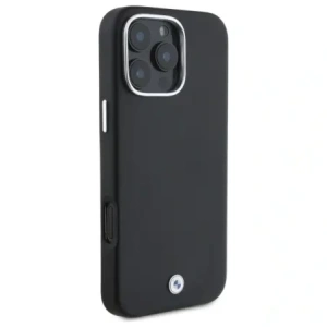 Hurtownia GSM - BMW BMHMP16L23PUFWK Apple iPhone 16 Pro Hartschale Sign Full Wrapped Metal MagSafe schwarz - BMW776 - {ean13} - Hurt