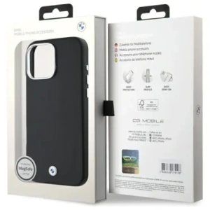 BMW BMHMP16L23PUFWK Apple iPhone 16 Pro hardcase Sign Full Wrapped Metal MagSafe black