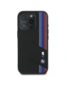 Hurtownia GSM - BMW BMHMP16L23SCUK Apple iPhone 16 Pro husă din silicon tăiată cu linii tricolore MagSafe neagră - BMW777 - {ean13} - Hurt