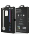 Hurtownia GSM - BMW BMHMP16L23SCUK Apple iPhone 16 Pro husă din silicon tăiată cu linii tricolore MagSafe neagră - BMW777 - {ean13} - Hurt