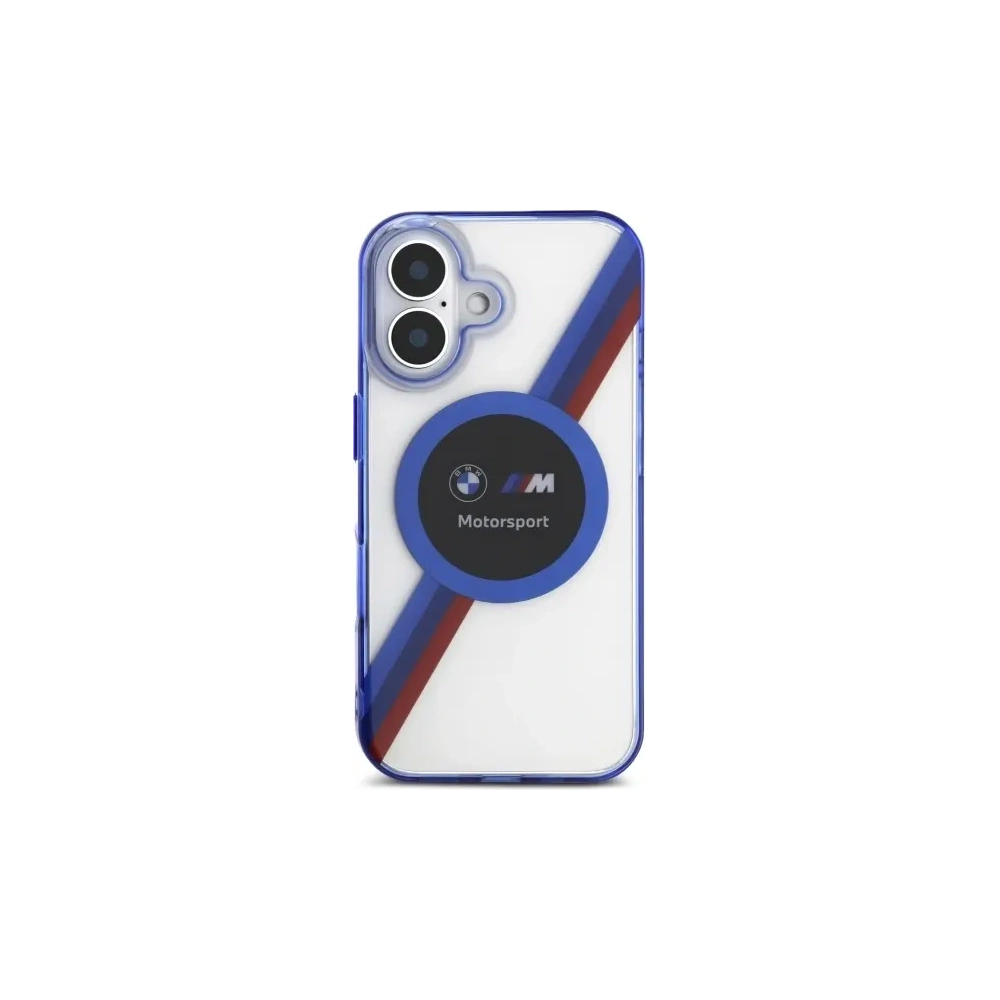 Hurtownia GSM - Etui BMW BMHMP16S23HTPUT Apple iPhone 16 hardcase Motorsport IML Circle MagSafe průhledný/transparentní - BMW779 - {ean13} - Hurt