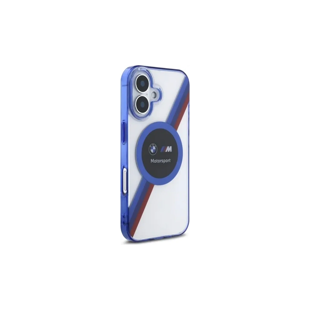 Hurtownia GSM - Etui BMW BMHMP16S23HTPUT Apple iPhone 16 hardcase Motorsport IML Circle MagSafe przezroczysty/transparent - BMW779 - {ean13} - Hurt