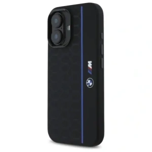 Hurtownia GSM - Etui BMW BMHMP16S23SHEB Apple iPhone 16 hardcase Silicone Hexagon Blue Line MagSafe černá/black - BMW780 - {ean13} - Hurt