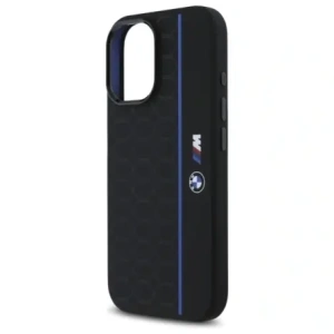 Hurtownia GSM - Etui BMW BMHMP16S23SHEB Apple iPhone 16 hardcase Silicone Hexagon Blue Line MagSafe czarny/black - BMW780 - {ean13} - Hurt