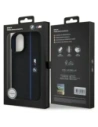 Hurtownia GSM - BMW BMHMP16S23SHEB Apple iPhone 16 kemény tok Szilikon Hexagon Kék Csík MagSafe fekete - BMW780 - {ean13} - Hurt