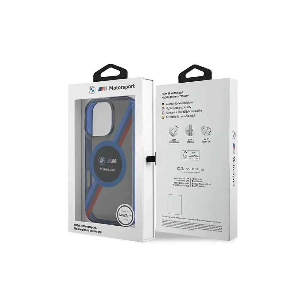 Hurtownia GSM - Etui BMW BMHMP16X23HTPUK Apple iPhone 16 Pro Max hardcase Motorsport IML Circle MagSafe czarny/black - BMW781 - {ean13} - Hurt