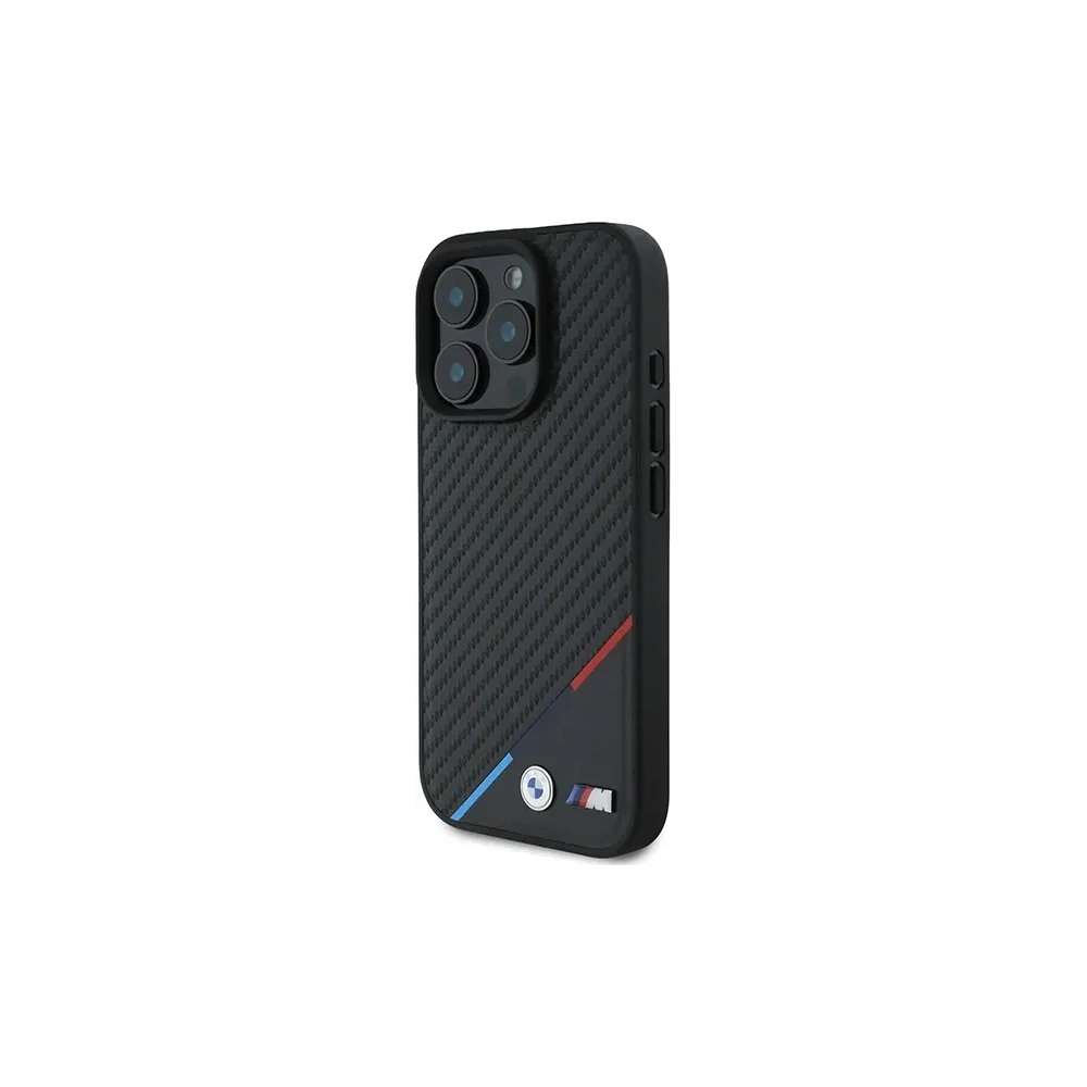 Hurtownia GSM - BMW BMHMP16X23PUDTK Apple iPhone 16 Pro Max Hardcase M Carbon Tricolor Line MagSafe schwarz - BMW783 - {ean13} - Hurt