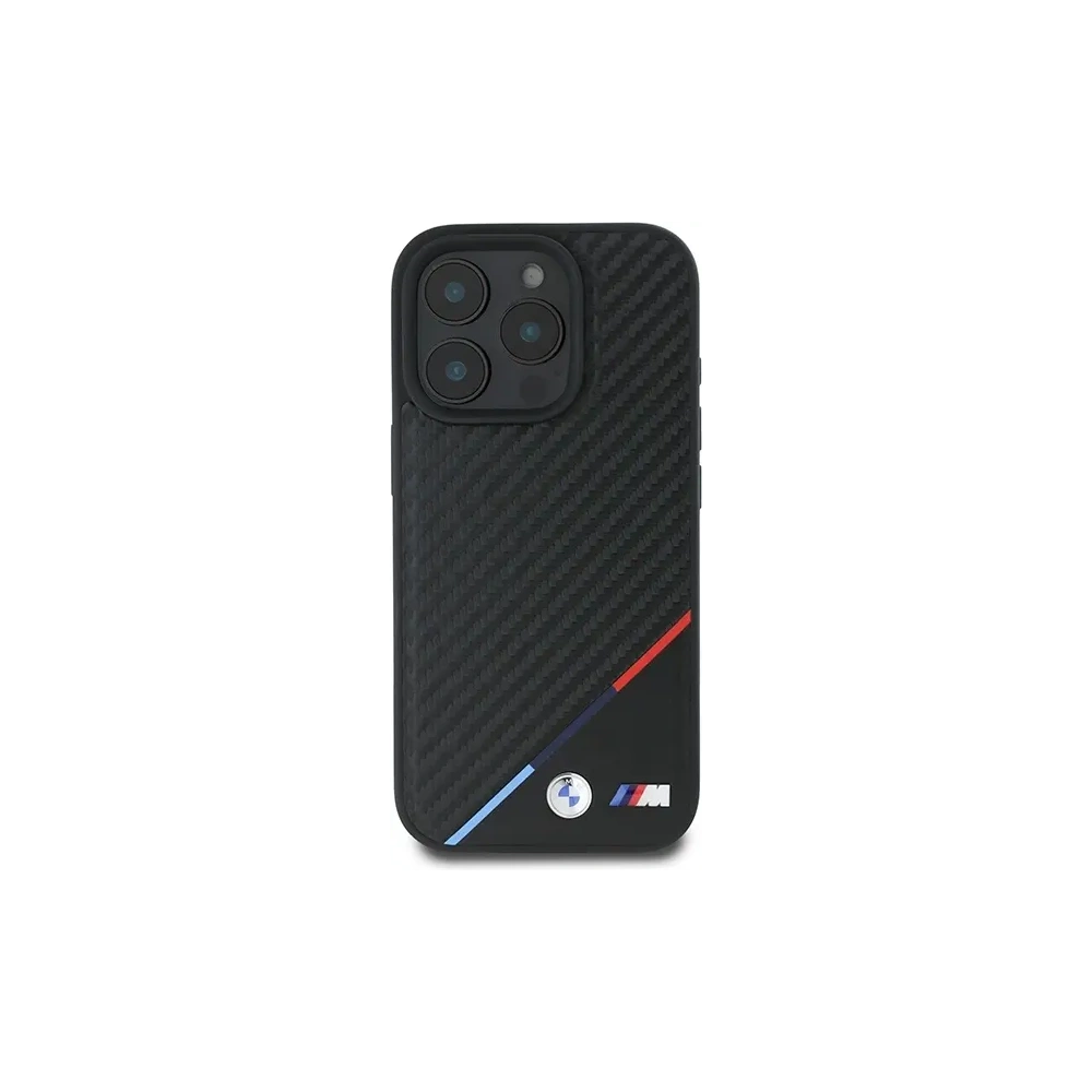 Hurtownia GSM - BMW BMHMP16X23PUDTK Apple iPhone 16 Pro Max Hardcase M Carbon Tricolor Line MagSafe schwarz - BMW783 - {ean13} - Hurt