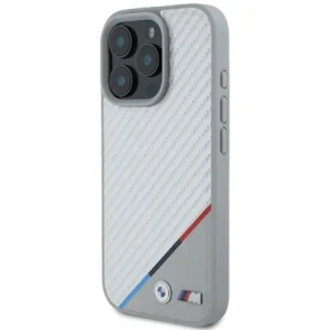 Hurtownia GSM - Etui BMW BMHMP16X23PUDTS Apple iPhone 16 Pro Max hardcase M Carbon Tricolor Line MagSafe šedá/grey - BMW784 - {ean13} - Hurt