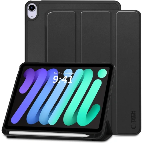Etui Tech-Protect SmartCase Pen Apple iPad Mini 8.3 6 / 7 2021 / 2024 Black