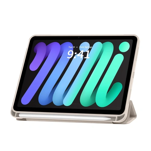 Etui Tech-Protect SmartCase Pen Apple iPad Mini 8.3 6 / 7 2021 / 2024 Starlight