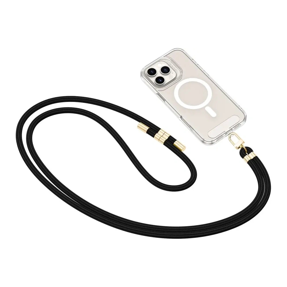 Wholesale Tech-Protect C7S Rope Crossbody Strap Black/gold - THP4174 - {ean13} - Hurt
