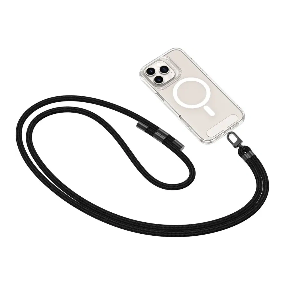 Hurtownia GSM - Smyč na telefon Tech-Protect C7S Rope Crossbody Strap Black/black - THP4176 - {ean13} - Hurt