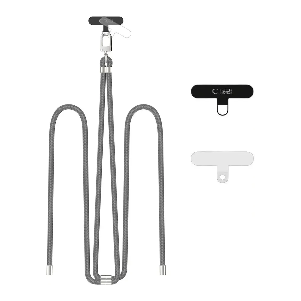 Hurtownia GSM - Tech-Protect C7S Seil Umhängegurt Crayon Grau/Silber - THP4182 - {ean13} - Hurt