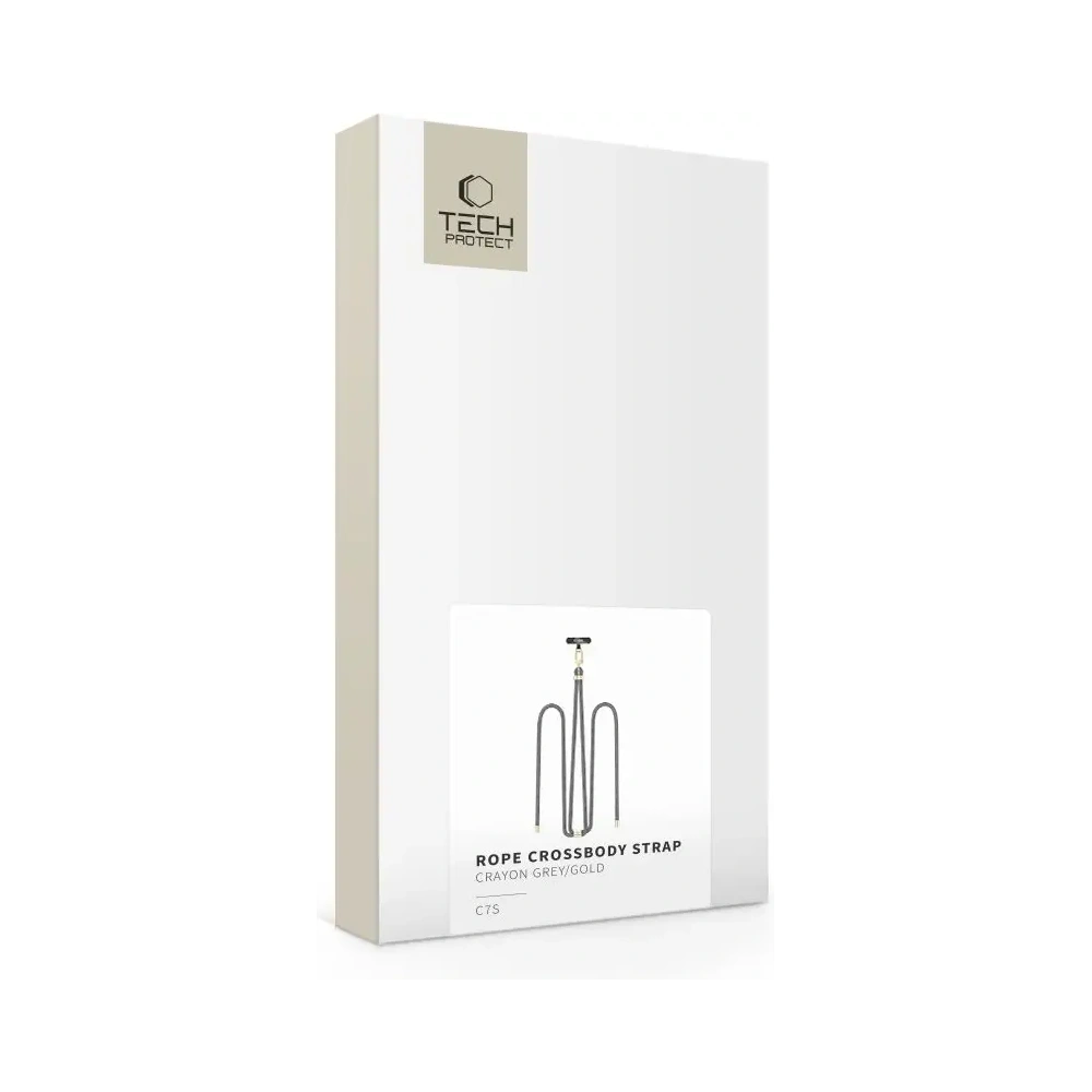 Hurtownia GSM - Tech-Protect C7S Seil Umhängegurt Crayon Grau/Gold - THP4183 - {ean13} - Hurt