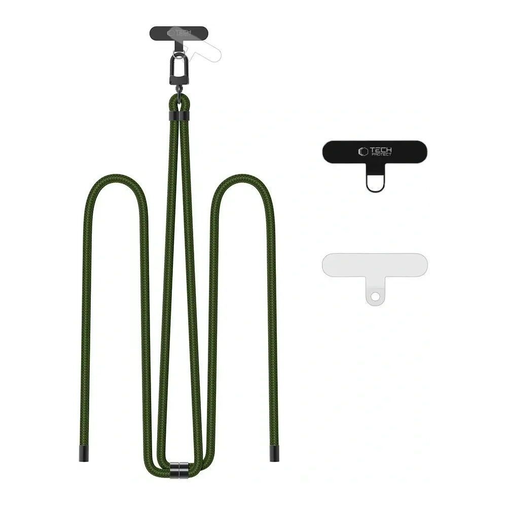 Wholesale Tech-Protect C7S Rope Crossbody Strap Hunter Green/black - THP4186 - {ean13} - Hurt