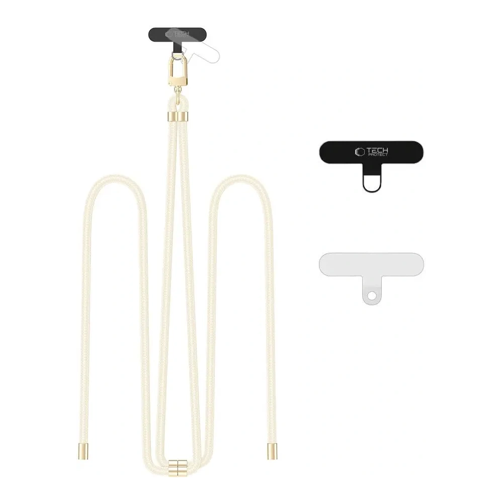 Hurtownia GSM - Tech-Protect C7S Seil-Crossbody-Gurt Beige/Gold - THP4188 - {ean13} - Hurt