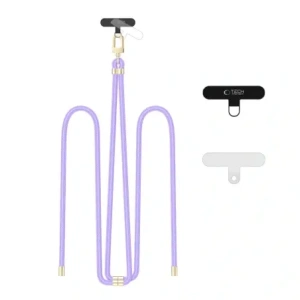 Hurtownia GSM - Tech-Protect C7S Curea de umăr cu sfoară Lavandă/aur - THP4189 - {ean13} - Hurt