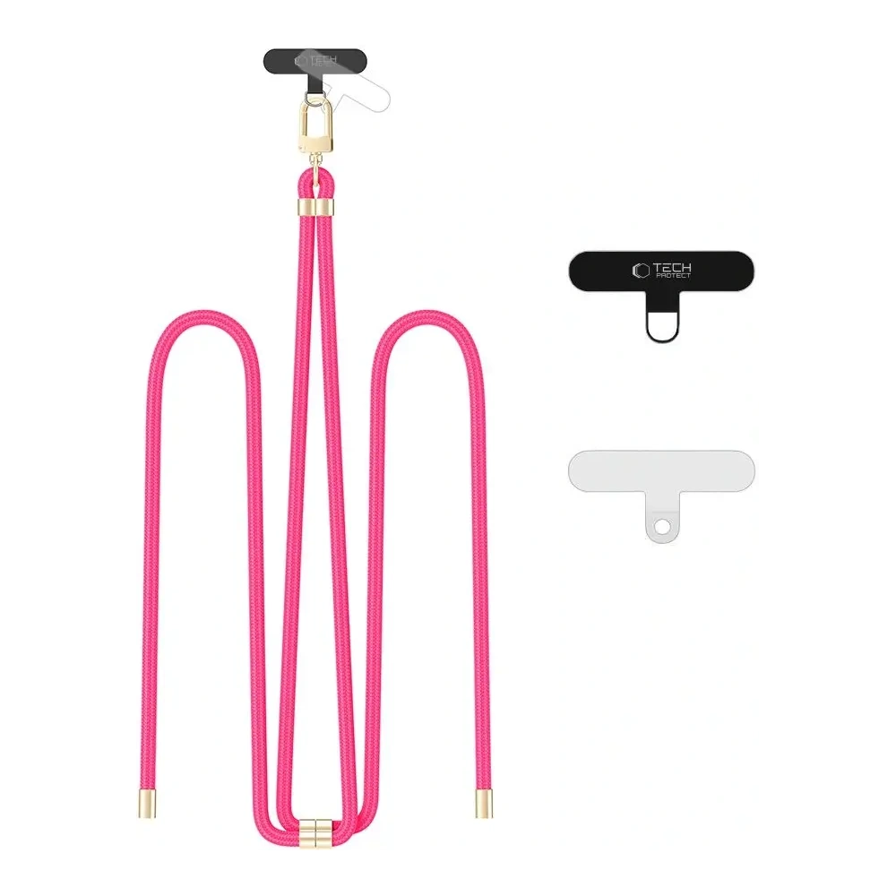 Hurtownia GSM - Tech-Protect C7S Seil Umhängegurt Hot Pink/Gold - THP4195 - {ean13} - Hurt