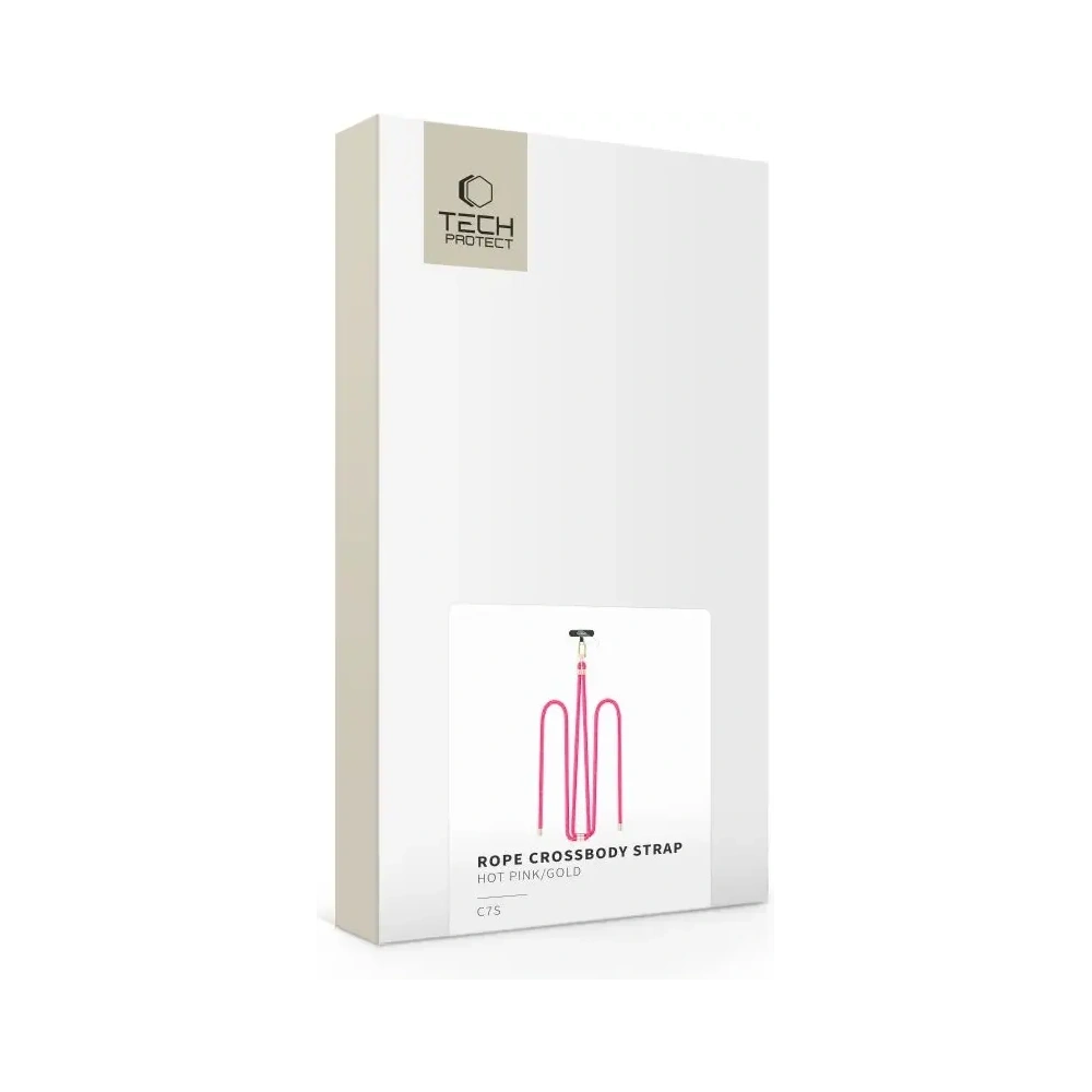 Hurtownia GSM - Tech-Protect C7S Seil Umhängegurt Hot Pink/Gold - THP4195 - {ean13} - Hurt