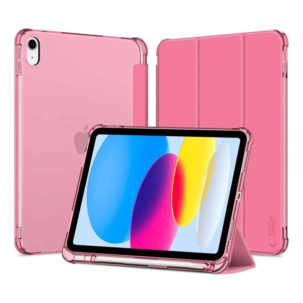 Hurtownia GSM - Etui Tech-Protect SmartCase Pen Hybrid Apple iPad 10.9 2022 (10. generace) Crystal Magenta - THP4196 - {ean13} - Hurt