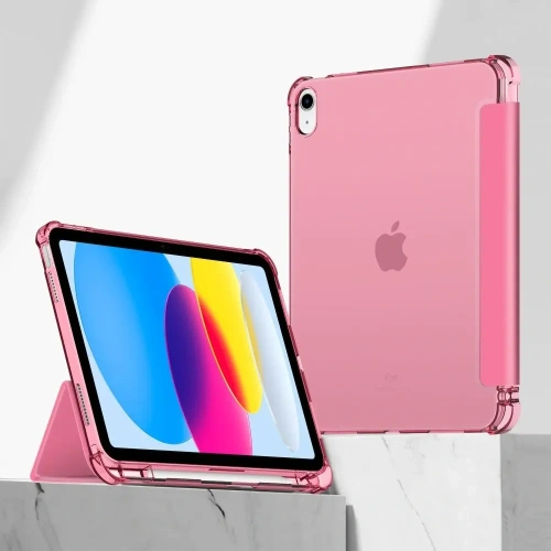 Etui Tech-Protect SmartCase Pen Hybrid Apple iPad 10.9 2022 (10. generacji) Crystal Magenta