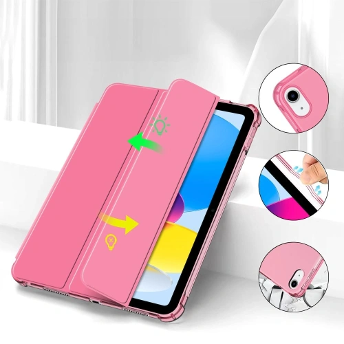 Etui Tech-Protect SmartCase Pen Hybrid Apple iPad 10.9 2022 (10. generacji) Crystal Magenta