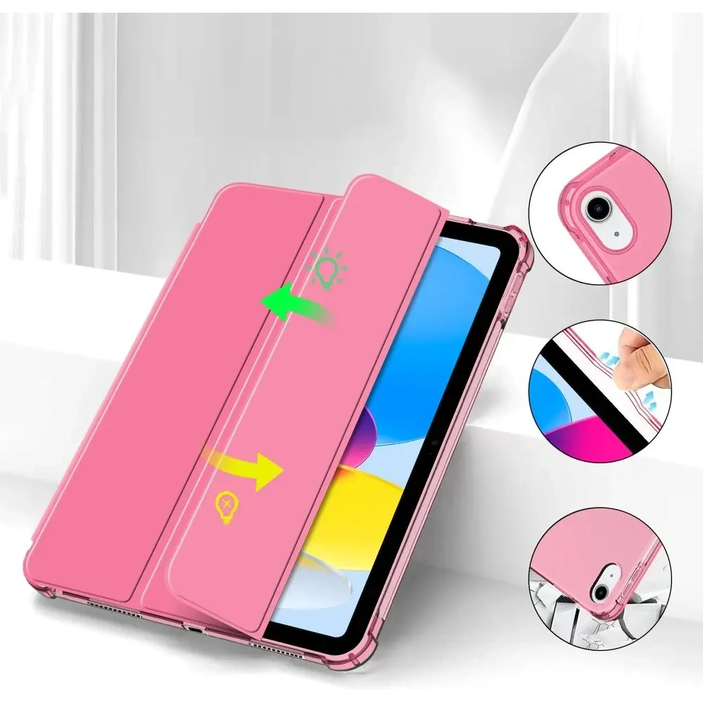 Hurtownia GSM - Etui Tech-Protect SmartCase Pen Hybrid Apple iPad 10.9 2022 (10. generace) Crystal Magenta - THP4196 - {ean13} - Hurt
