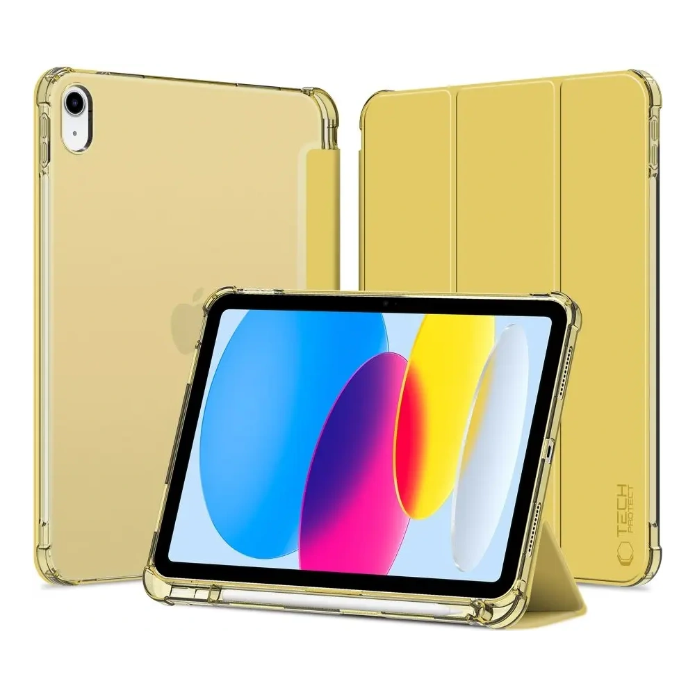 Hurtownia GSM - Etui Tech-Protect SmartCase Pen Hybrid Apple iPad 10.9 2022 (10. generace) Crystal Yellow - THP4197 - {ean13} - Hurt