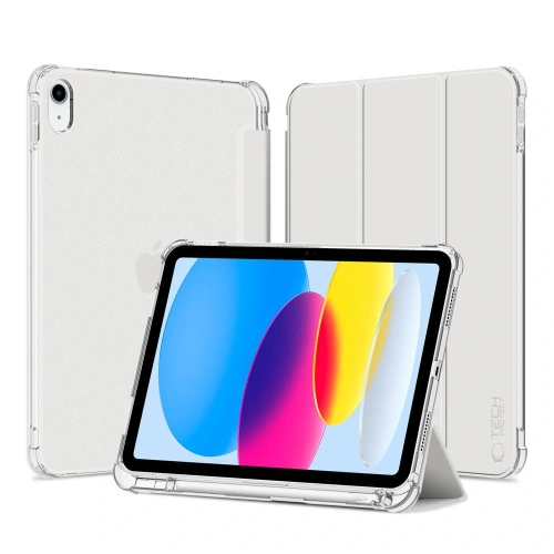 Etui Tech-Protect SmartCase Pen Hybrid Apple iPad 10.9 2022 (10. generacji) Crystal Silver
